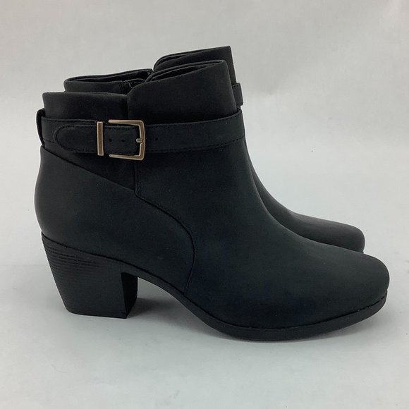 Clarks | Women's Un Lindel Lo Ankle Boots | Black | Size 8.5 - Picture 3 of 8